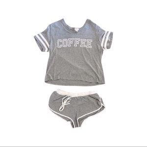 Sleep// short and tee set